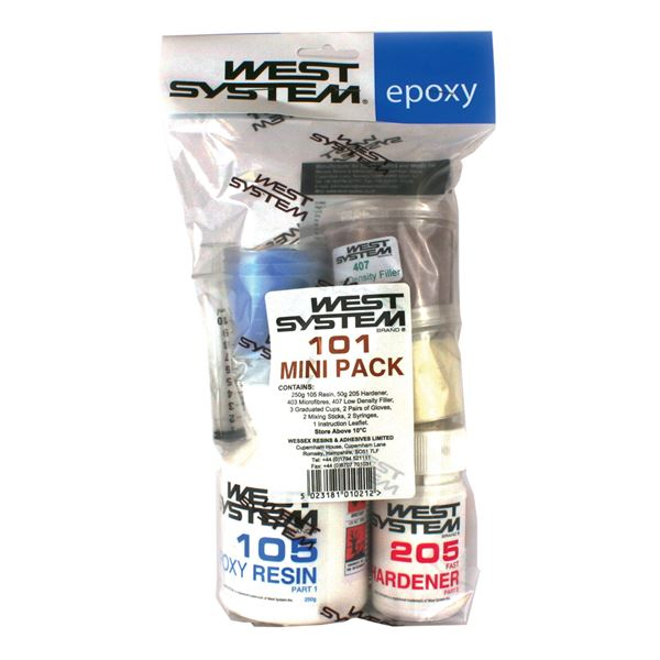 West System 101 Mini Repair Pack 105 Epoxy Resin & 205 Hardener