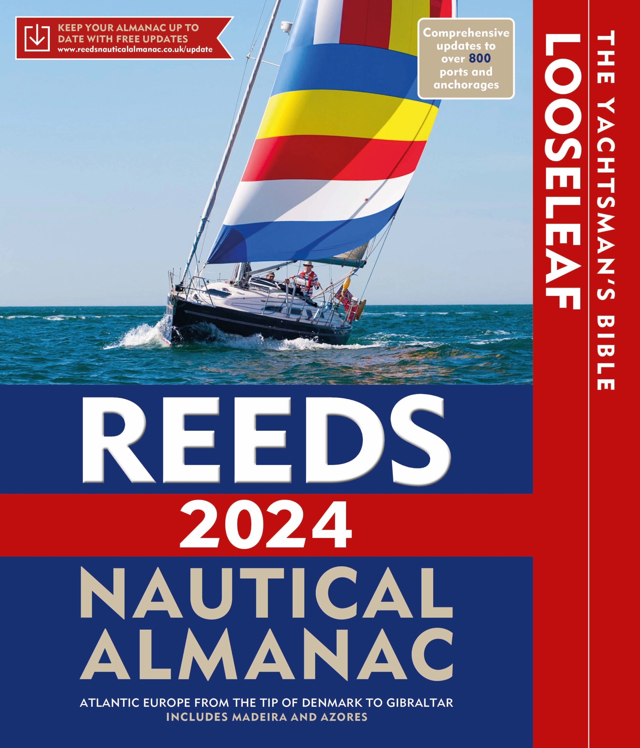 Reeds Nautical Almanac Full Ring Binder Edition + Marina Guide 2024