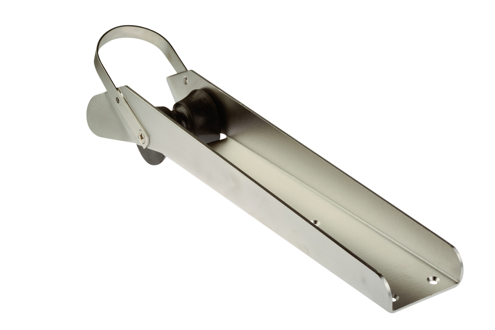 Large Bow Roller - Satin Stainless Steel - 500 x 84mm
