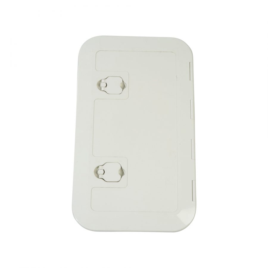 Hatch with Large Box - White - Lockable - 600 x 350mm - Float Your Boat