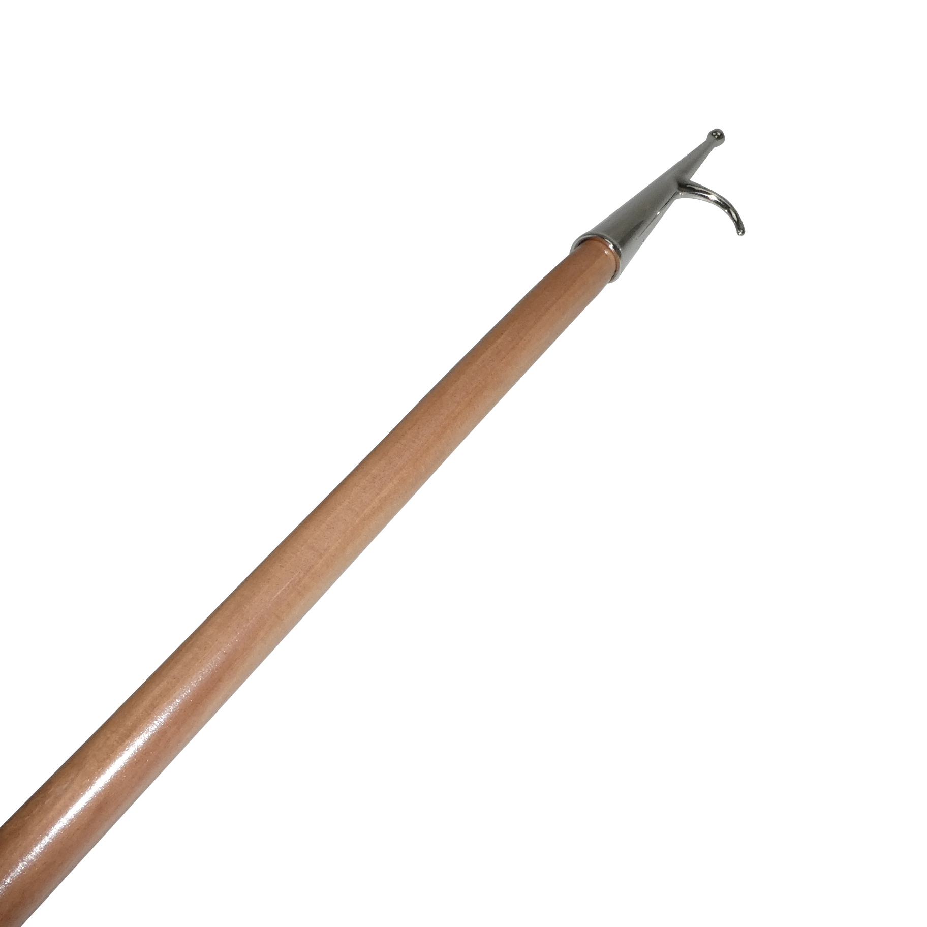 Boat Hook - Wooden Pole with Stainless Steel Hook - 2m Long