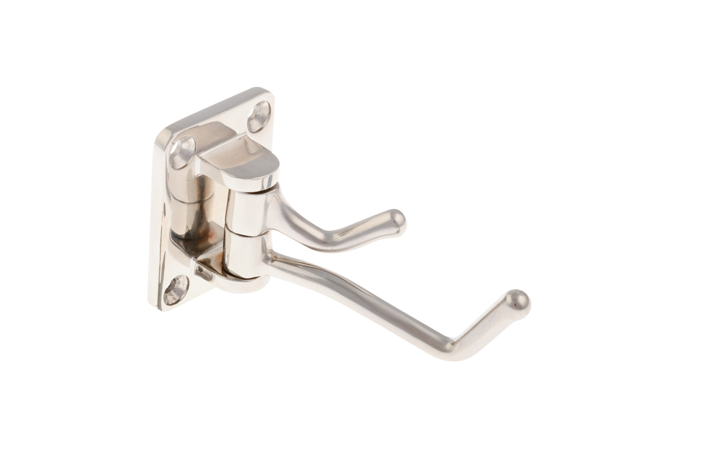 Coat Hook - Double - Stainless Steel