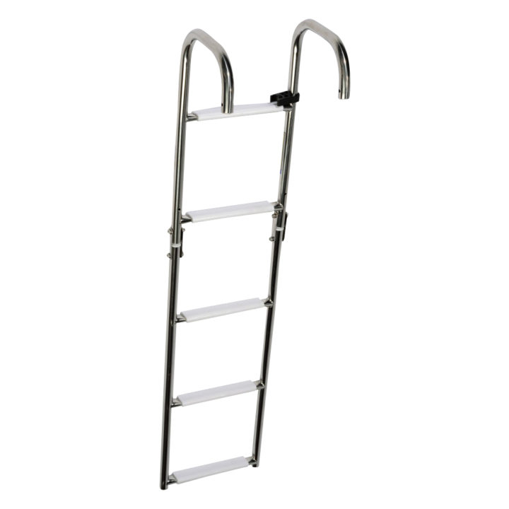 Folding Arched Transom Ladder - 3, 4 or 5 Steps - Float Your Boat