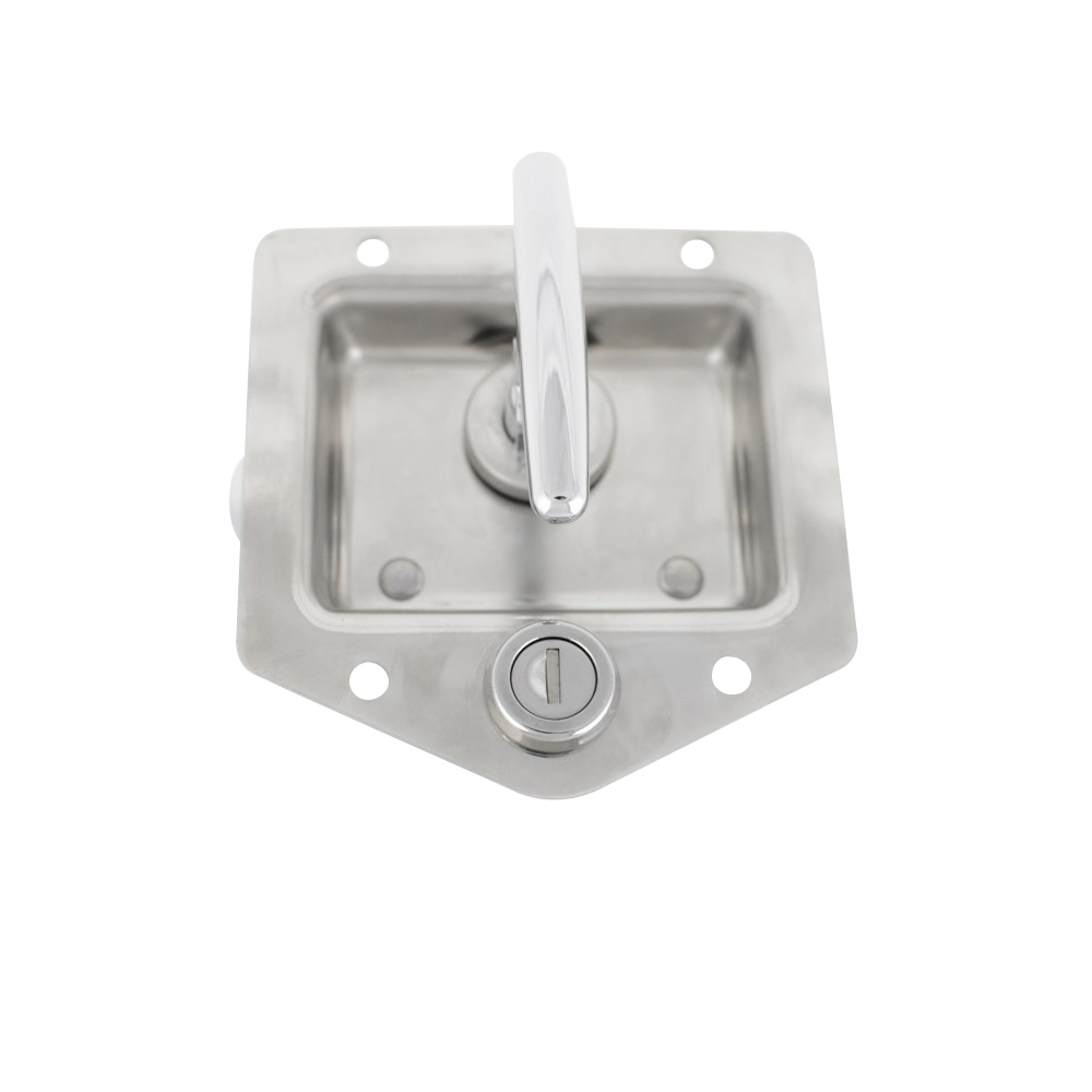 Locking, Recessed Stainless Steel Latch