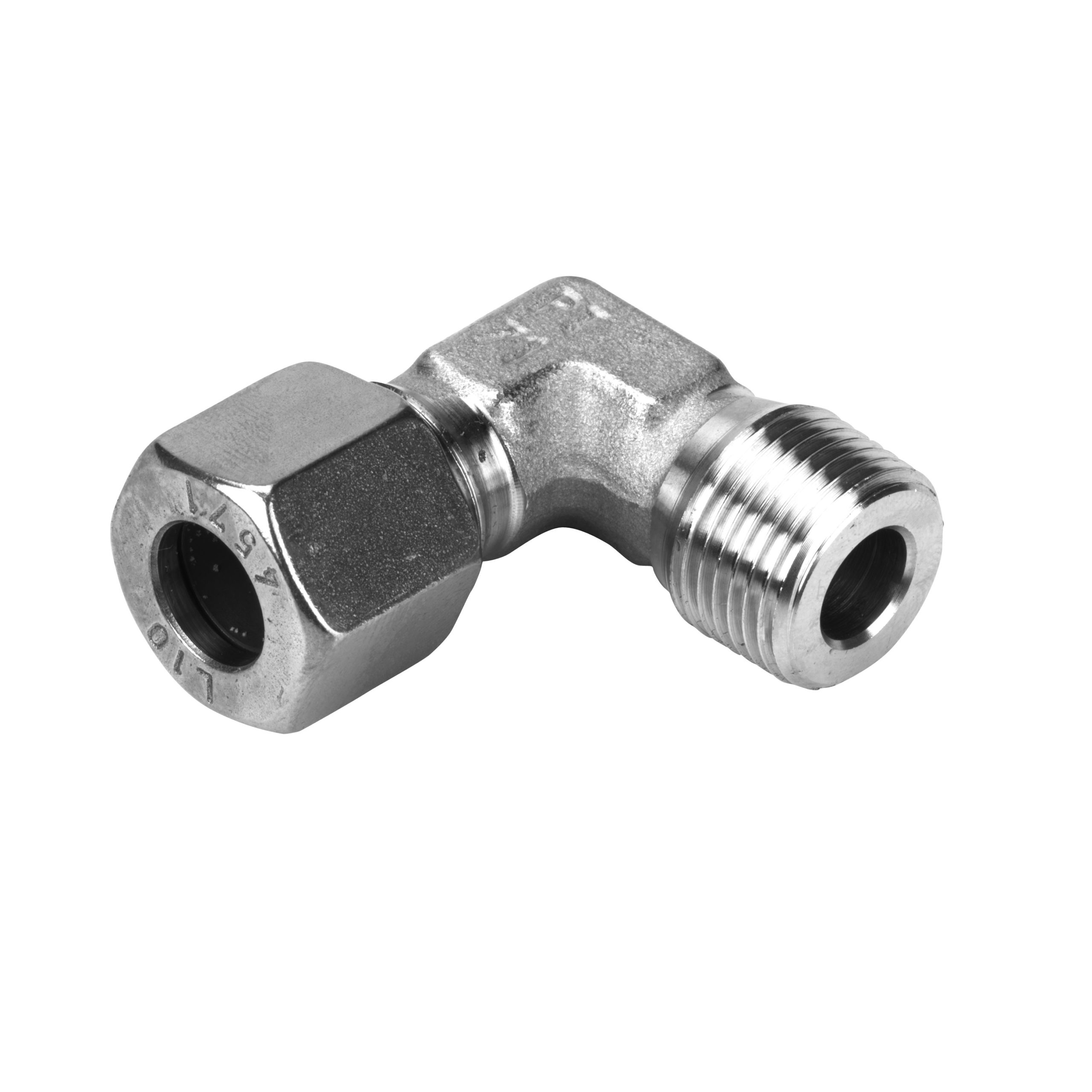 Male Compression Fitting - 90 Degree Elbow