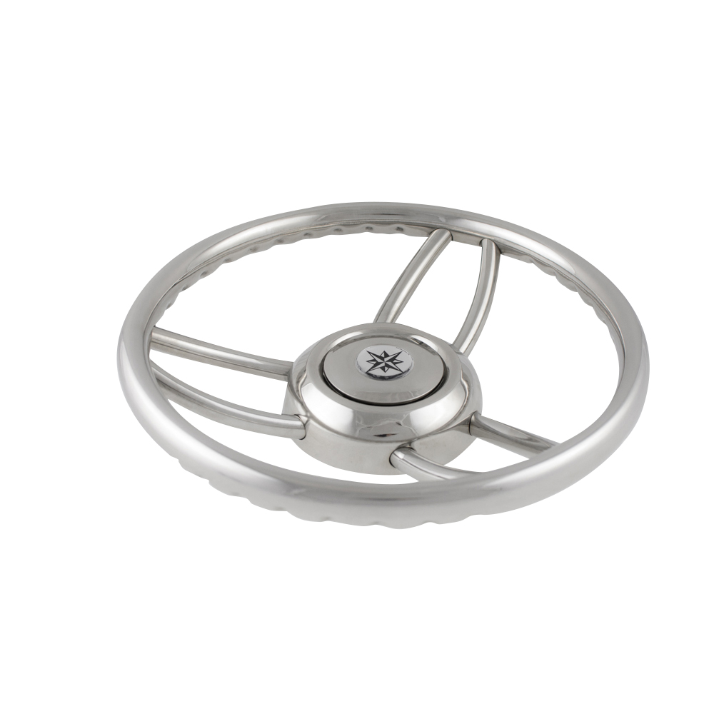 Steering Wheel - Stainless Steel - 350mm