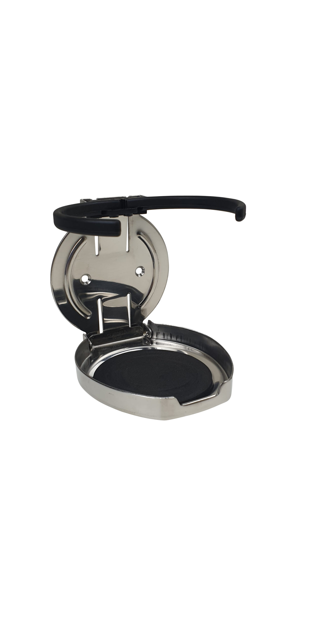 Folding Stainless Steel Cup Holder - Round - Float Your Boat
