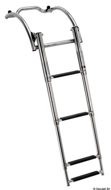 Telescopic & Foldable RIB Ladder - 4 Steps - Float Your Boat