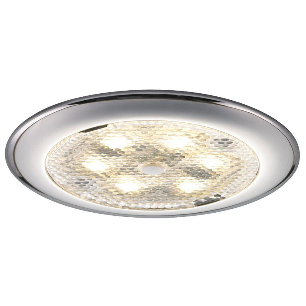 Small, Stainless Steel, Touch Switch, LED Ceiling Light - 63mm